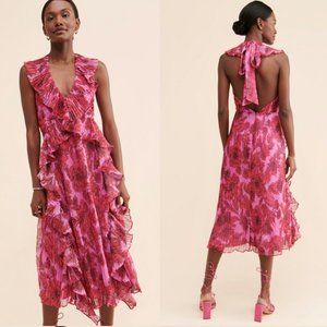 Rose All Day Floral Midi Dress